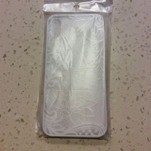 NWT Sexy lacey white iPhone X case